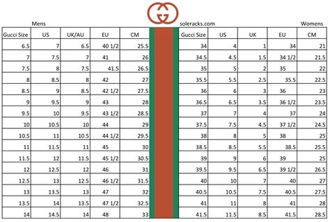 gucci mens size to women's|gucci size chart us.